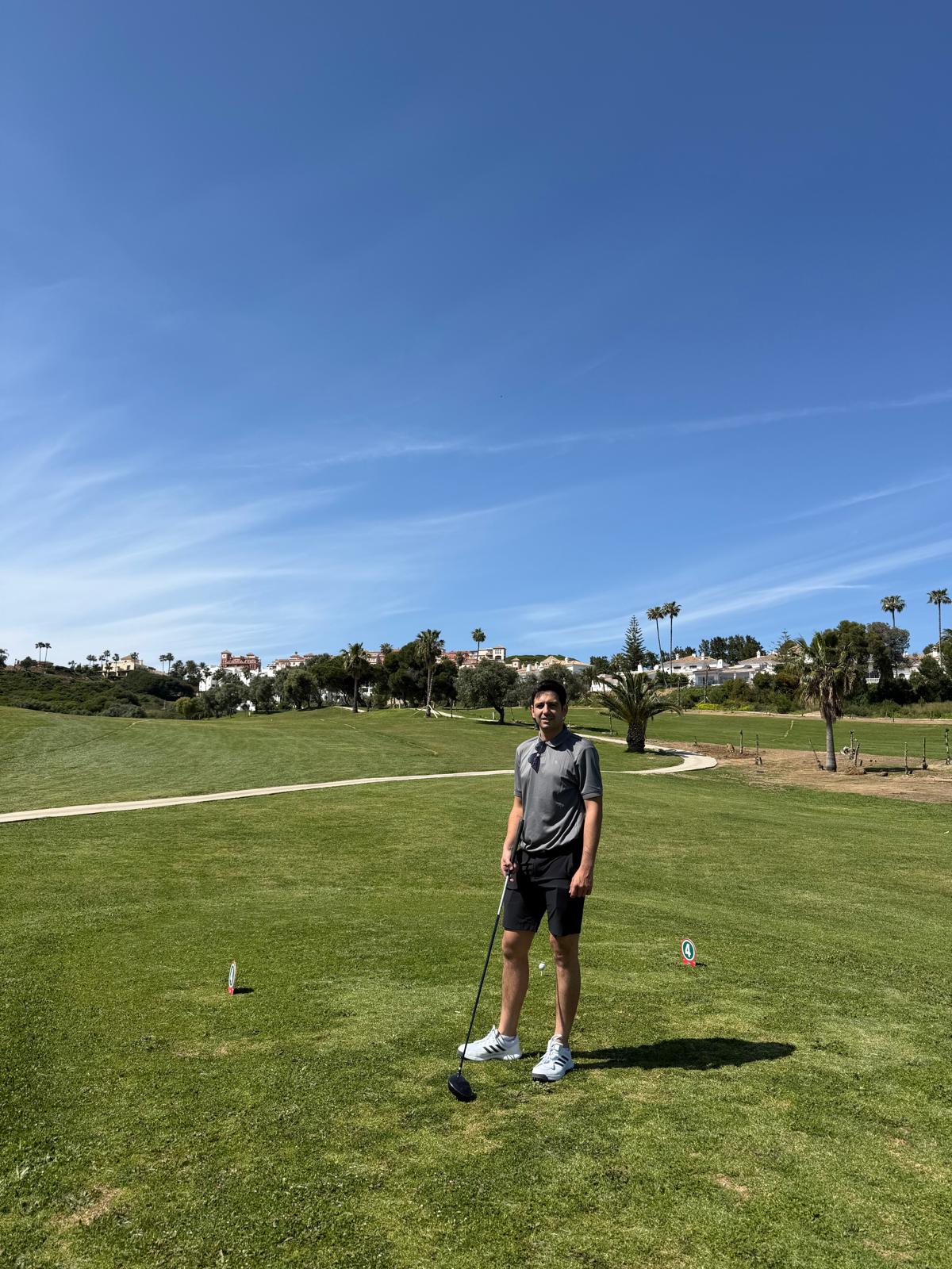 David de CostaSol au départ d'un parcours de la Costa del Sol