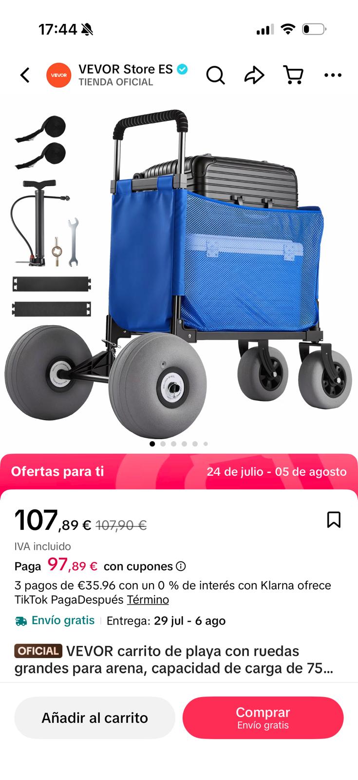 VEVOR Beach Wagon