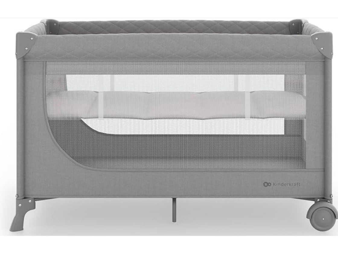Kinderkraft LEODY UP Travel Cot with Bedding — product photo coming soon
